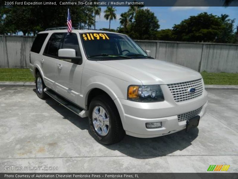 Cashmere Tri-Coat Metallic / Medium Parchment 2006 Ford Expedition Limited