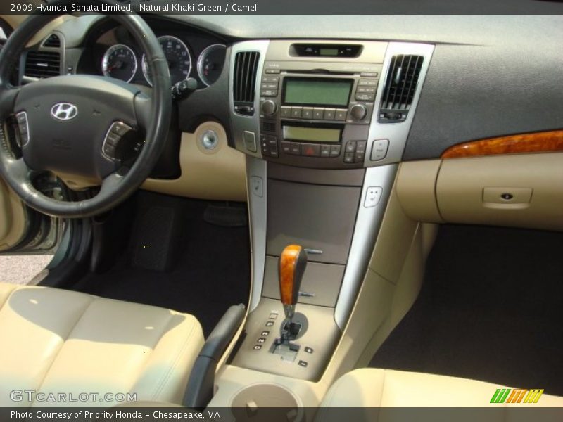 Natural Khaki Green / Camel 2009 Hyundai Sonata Limited