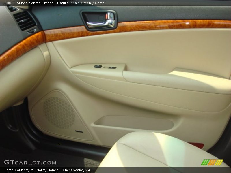Natural Khaki Green / Camel 2009 Hyundai Sonata Limited