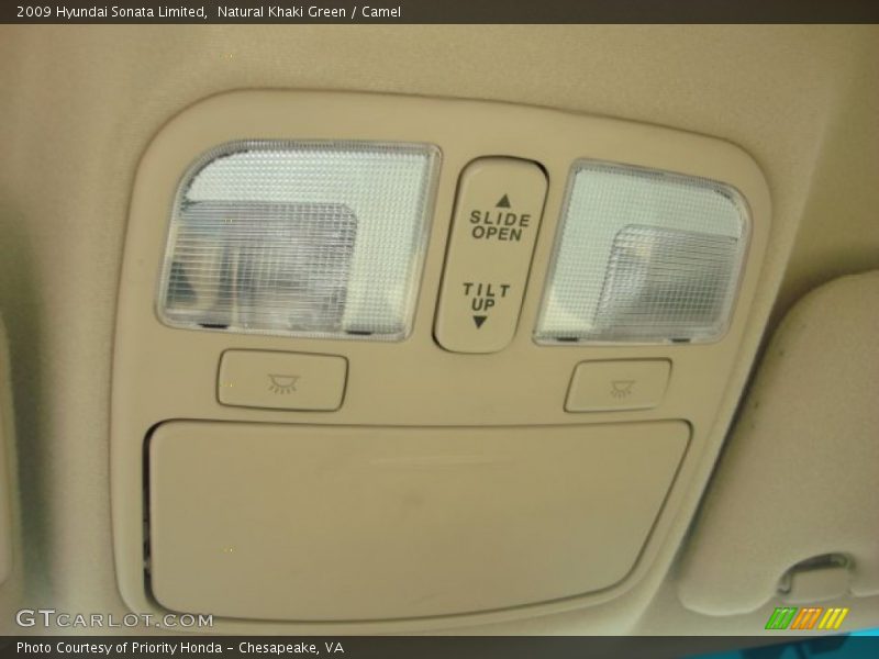 Natural Khaki Green / Camel 2009 Hyundai Sonata Limited