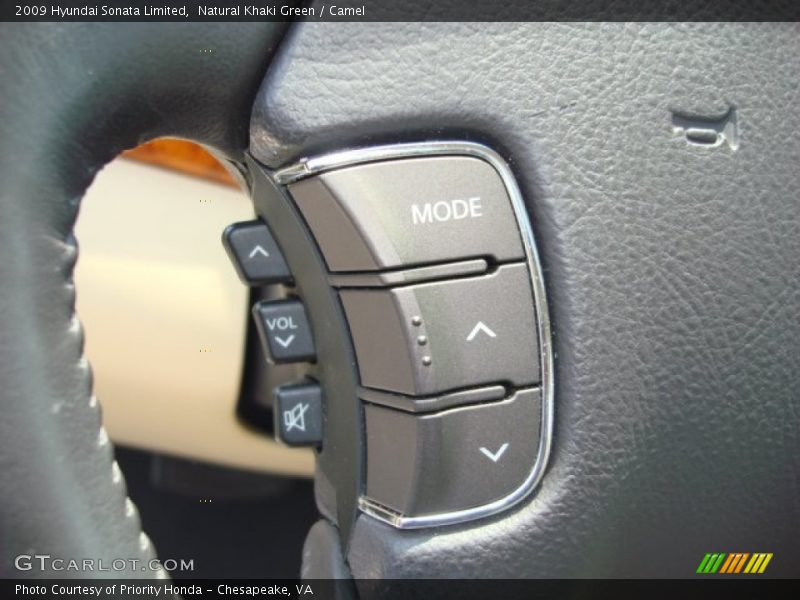 Natural Khaki Green / Camel 2009 Hyundai Sonata Limited