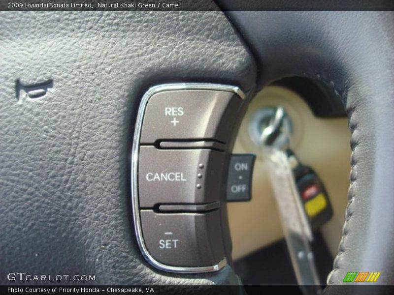 Natural Khaki Green / Camel 2009 Hyundai Sonata Limited