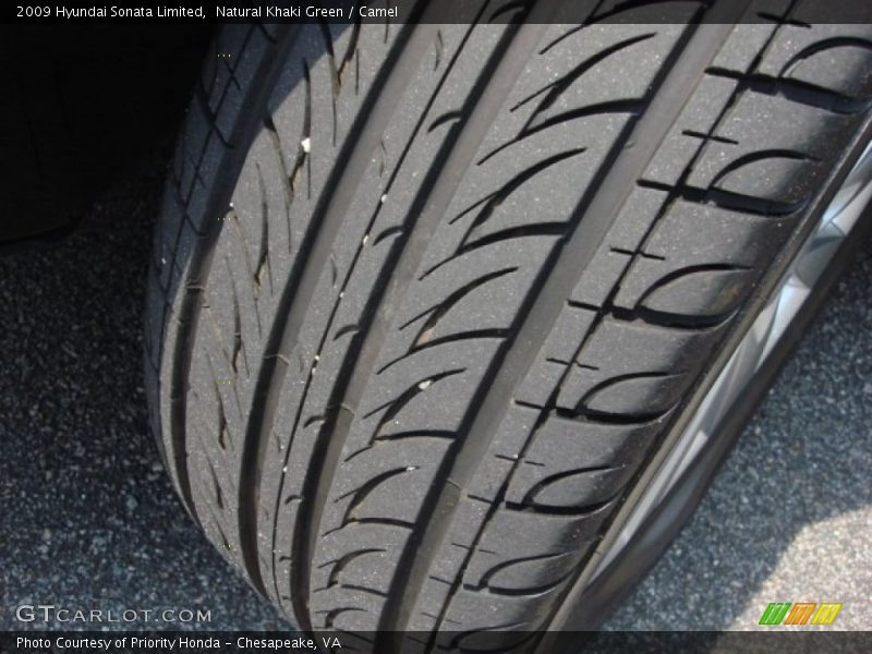 Natural Khaki Green / Camel 2009 Hyundai Sonata Limited