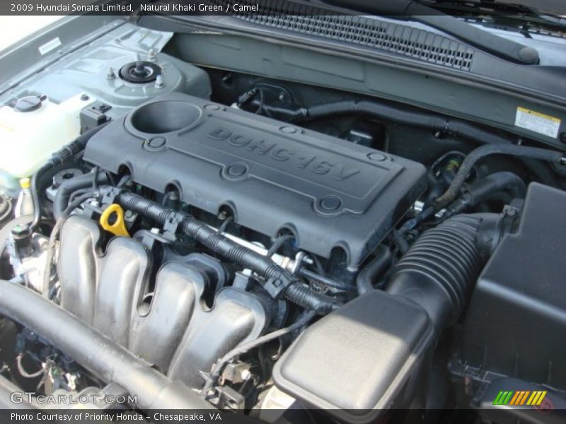 Natural Khaki Green / Camel 2009 Hyundai Sonata Limited