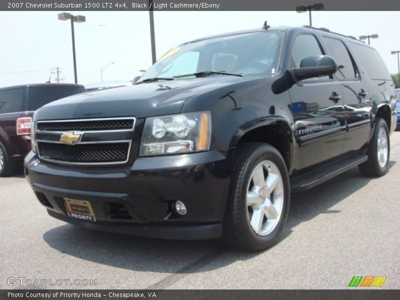 Black / Light Cashmere/Ebony 2007 Chevrolet Suburban 1500 LTZ 4x4