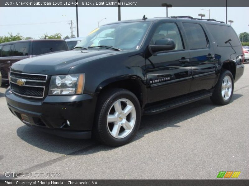 Black / Light Cashmere/Ebony 2007 Chevrolet Suburban 1500 LTZ 4x4