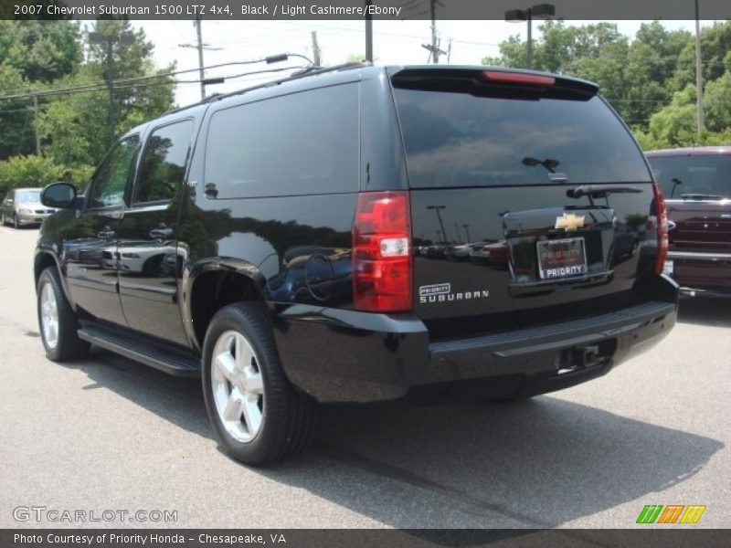 Black / Light Cashmere/Ebony 2007 Chevrolet Suburban 1500 LTZ 4x4