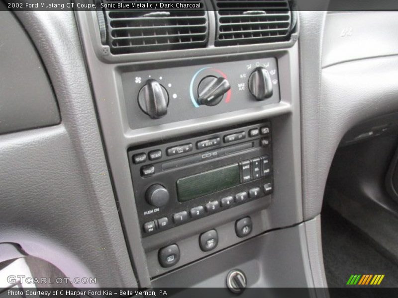 Sonic Blue Metallic / Dark Charcoal 2002 Ford Mustang GT Coupe