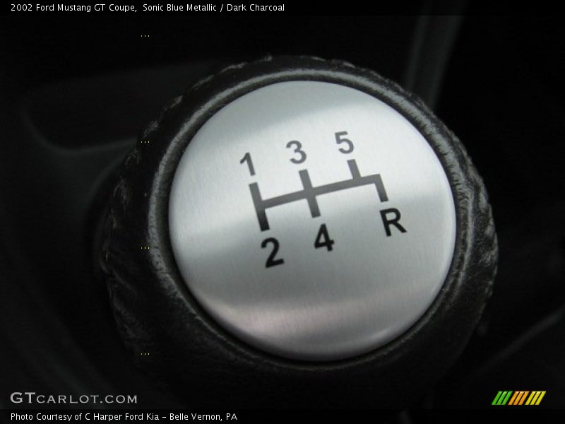 Sonic Blue Metallic / Dark Charcoal 2002 Ford Mustang GT Coupe