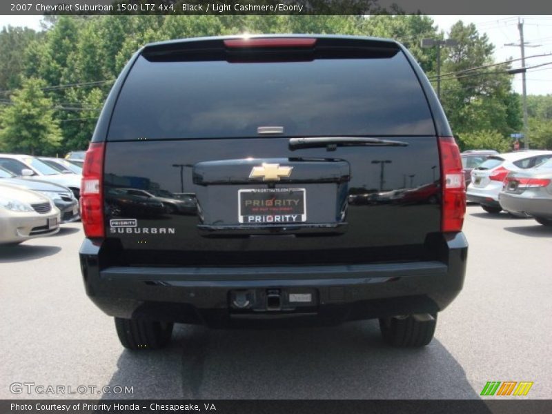 Black / Light Cashmere/Ebony 2007 Chevrolet Suburban 1500 LTZ 4x4