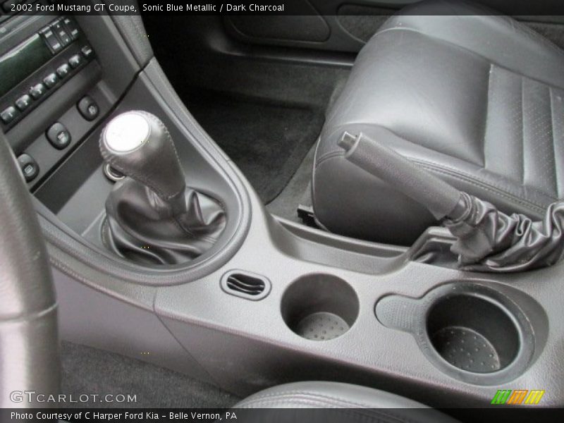 Sonic Blue Metallic / Dark Charcoal 2002 Ford Mustang GT Coupe