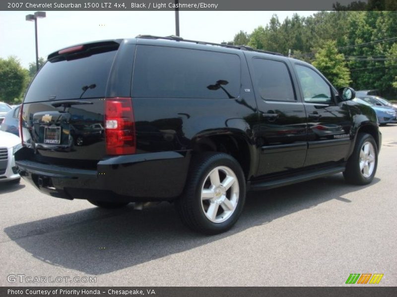 Black / Light Cashmere/Ebony 2007 Chevrolet Suburban 1500 LTZ 4x4