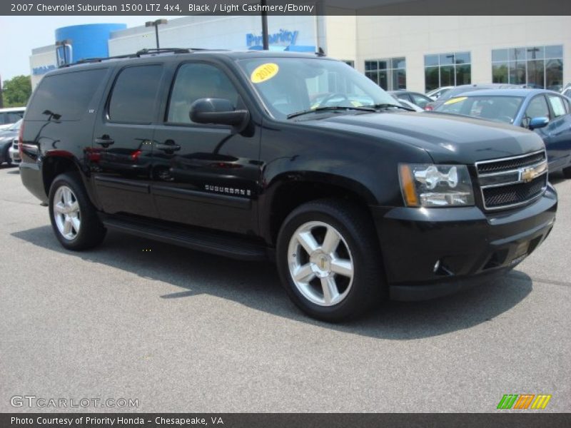 Black / Light Cashmere/Ebony 2007 Chevrolet Suburban 1500 LTZ 4x4