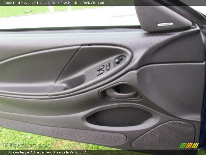 Sonic Blue Metallic / Dark Charcoal 2002 Ford Mustang GT Coupe