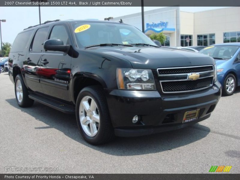 Black / Light Cashmere/Ebony 2007 Chevrolet Suburban 1500 LTZ 4x4