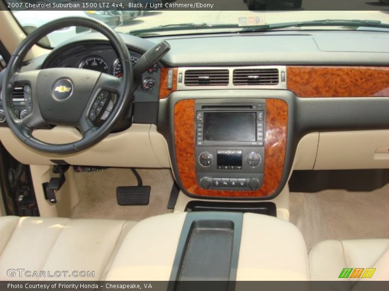 Black / Light Cashmere/Ebony 2007 Chevrolet Suburban 1500 LTZ 4x4