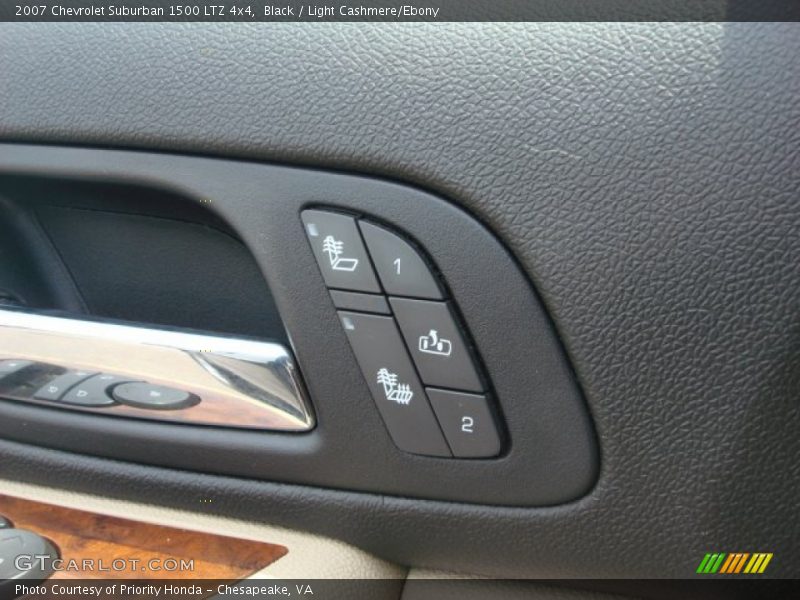Black / Light Cashmere/Ebony 2007 Chevrolet Suburban 1500 LTZ 4x4