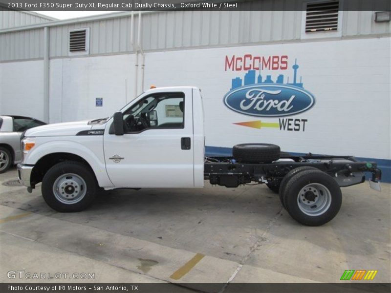 Oxford White / Steel 2013 Ford F350 Super Duty XL Regular Cab Dually Chassis