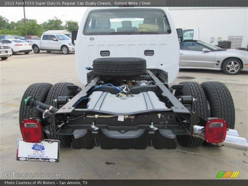 Oxford White / Steel 2013 Ford F350 Super Duty XL Regular Cab Dually Chassis