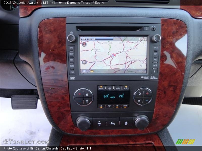 White Diamond Tricoat / Ebony 2013 Chevrolet Avalanche LTZ 4x4