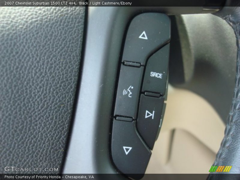 Black / Light Cashmere/Ebony 2007 Chevrolet Suburban 1500 LTZ 4x4