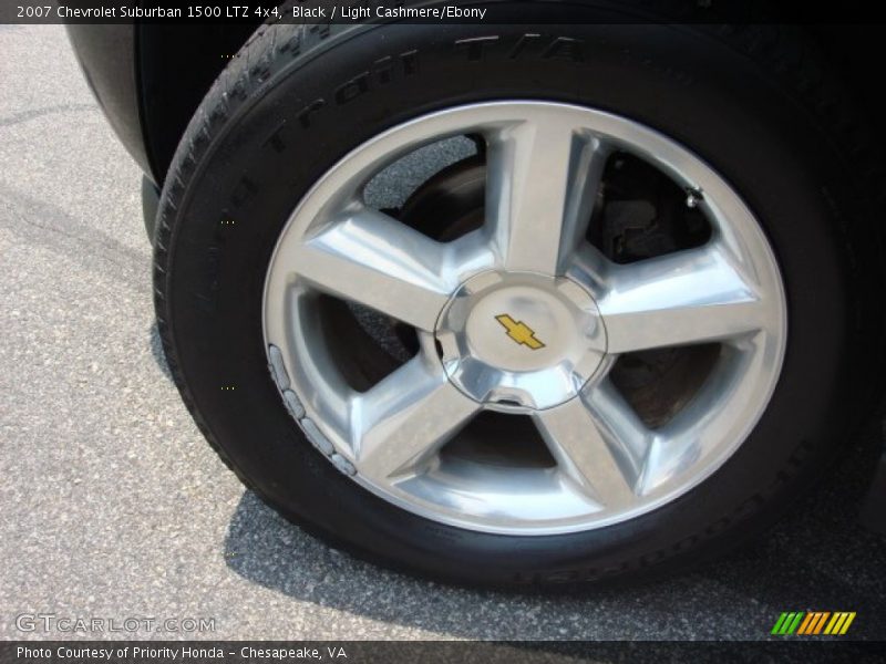 Black / Light Cashmere/Ebony 2007 Chevrolet Suburban 1500 LTZ 4x4