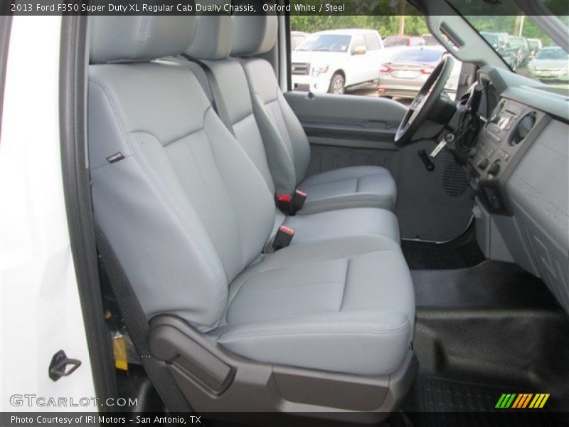 Oxford White / Steel 2013 Ford F350 Super Duty XL Regular Cab Dually Chassis