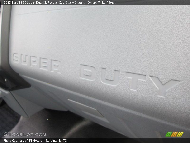 Oxford White / Steel 2013 Ford F350 Super Duty XL Regular Cab Dually Chassis