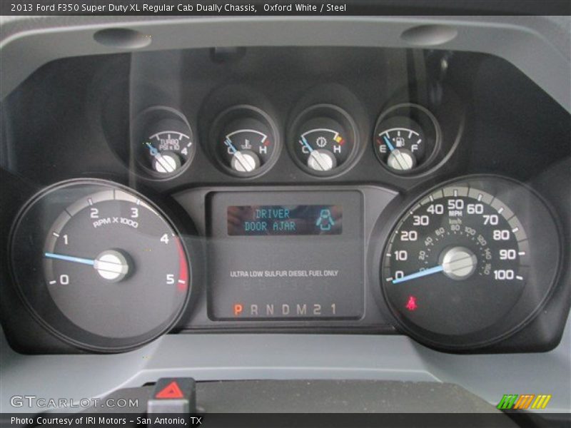 Oxford White / Steel 2013 Ford F350 Super Duty XL Regular Cab Dually Chassis