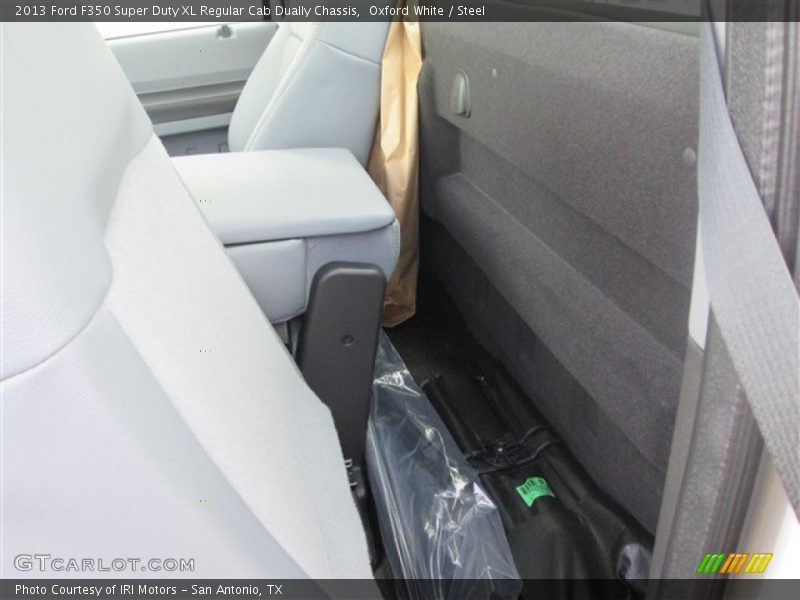 Oxford White / Steel 2013 Ford F350 Super Duty XL Regular Cab Dually Chassis