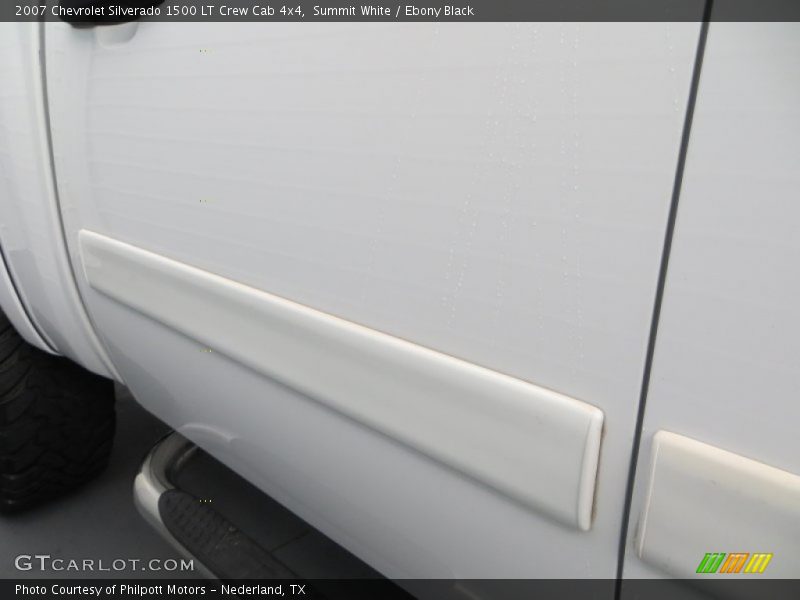 Summit White / Ebony Black 2007 Chevrolet Silverado 1500 LT Crew Cab 4x4