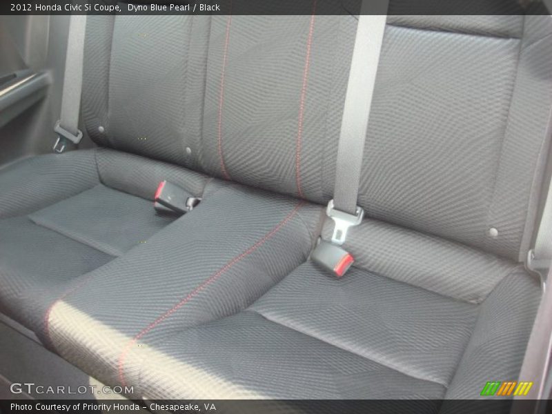 Rear Seat of 2012 Civic Si Coupe
