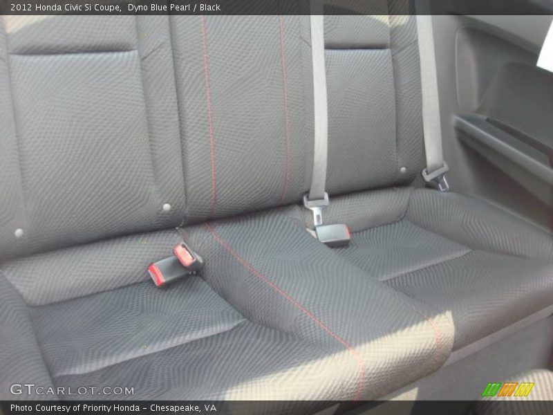 Dyno Blue Pearl / Black 2012 Honda Civic Si Coupe
