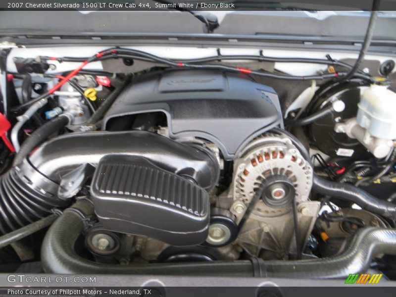 Summit White / Ebony Black 2007 Chevrolet Silverado 1500 LT Crew Cab 4x4