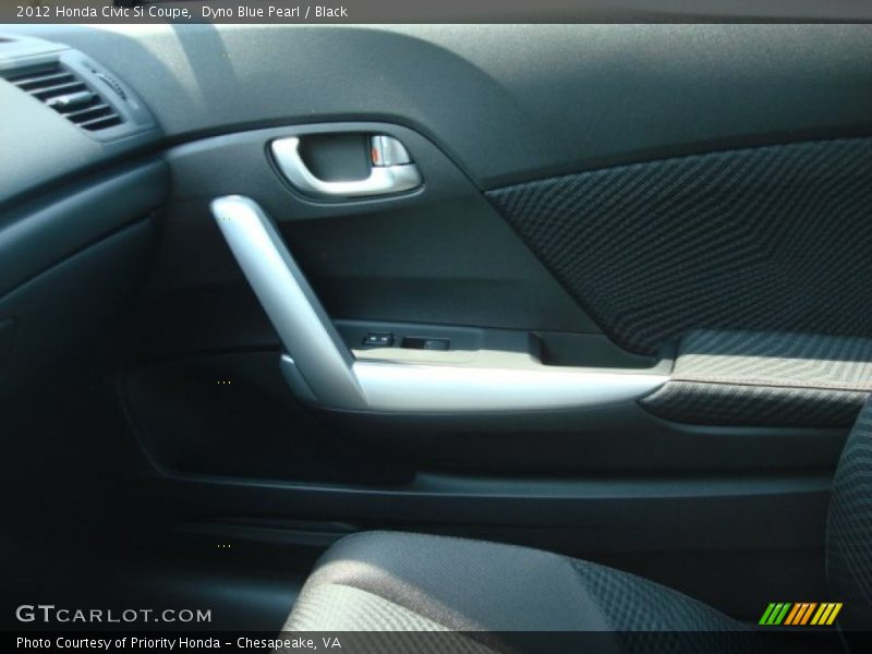 Dyno Blue Pearl / Black 2012 Honda Civic Si Coupe
