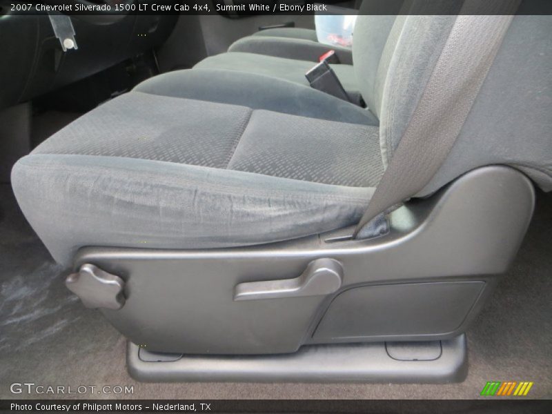 Summit White / Ebony Black 2007 Chevrolet Silverado 1500 LT Crew Cab 4x4