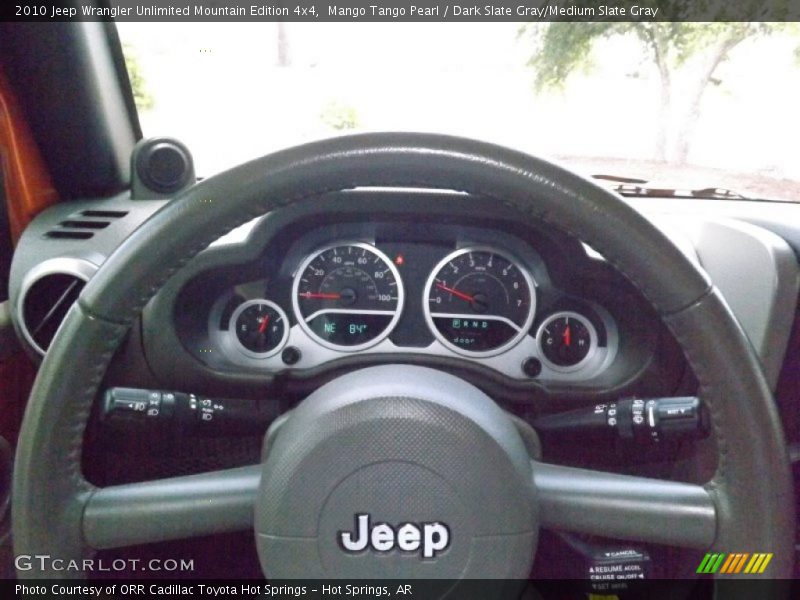 Mango Tango Pearl / Dark Slate Gray/Medium Slate Gray 2010 Jeep Wrangler Unlimited Mountain Edition 4x4
