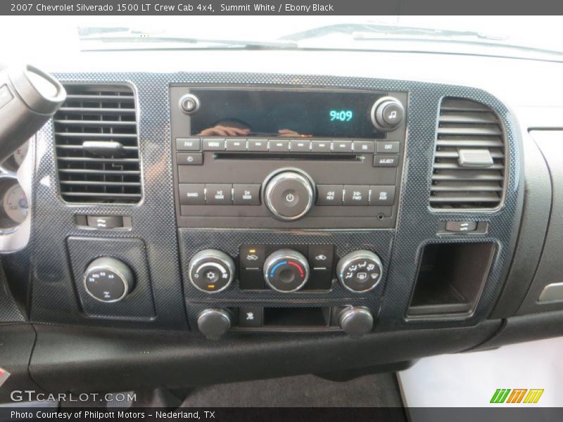 Summit White / Ebony Black 2007 Chevrolet Silverado 1500 LT Crew Cab 4x4