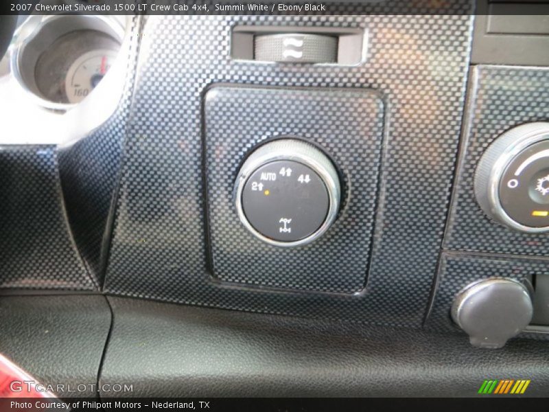 Summit White / Ebony Black 2007 Chevrolet Silverado 1500 LT Crew Cab 4x4