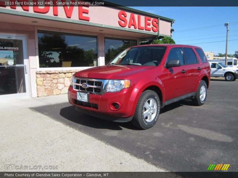 Sangria Red Metallic / Stone 2010 Ford Escape XLS 4WD