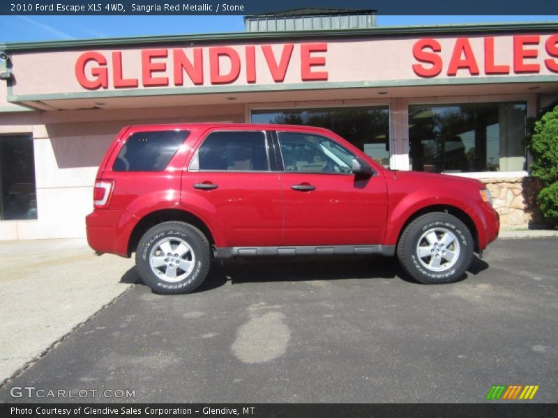 Sangria Red Metallic / Stone 2010 Ford Escape XLS 4WD