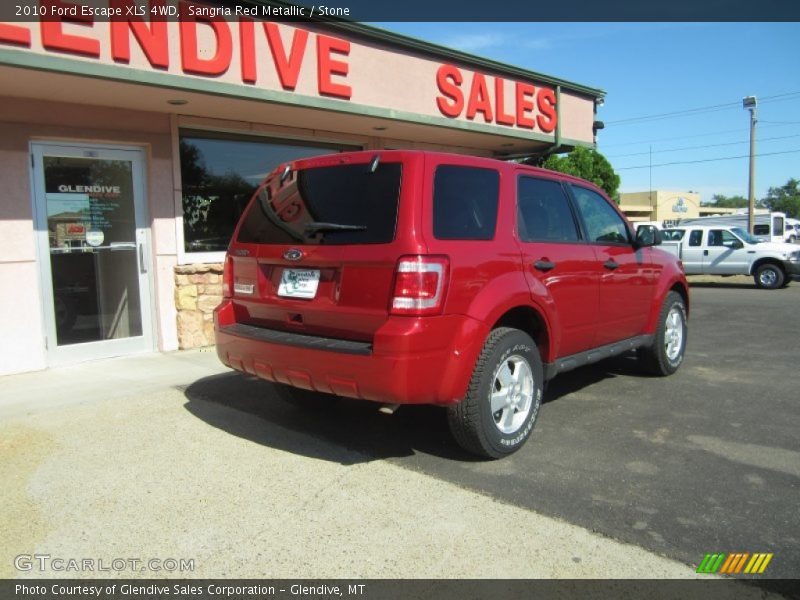 Sangria Red Metallic / Stone 2010 Ford Escape XLS 4WD