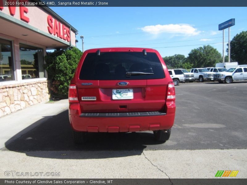 Sangria Red Metallic / Stone 2010 Ford Escape XLS 4WD