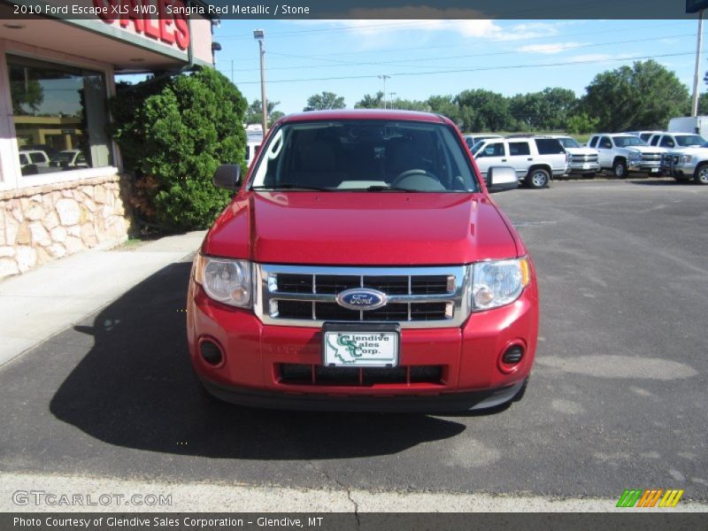 Sangria Red Metallic / Stone 2010 Ford Escape XLS 4WD