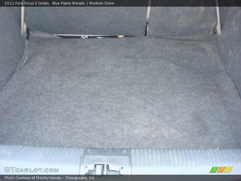 Blue Flame Metallic / Medium Stone 2011 Ford Focus S Sedan
