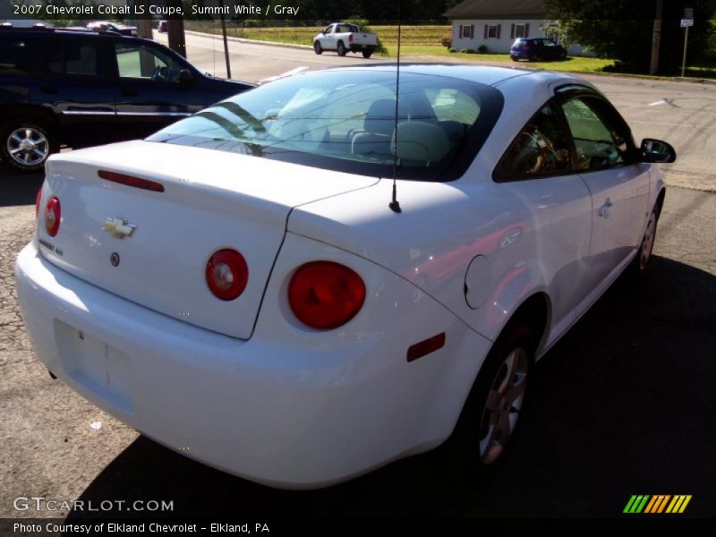 Summit White / Gray 2007 Chevrolet Cobalt LS Coupe