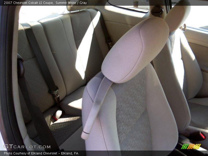 Summit White / Gray 2007 Chevrolet Cobalt LS Coupe