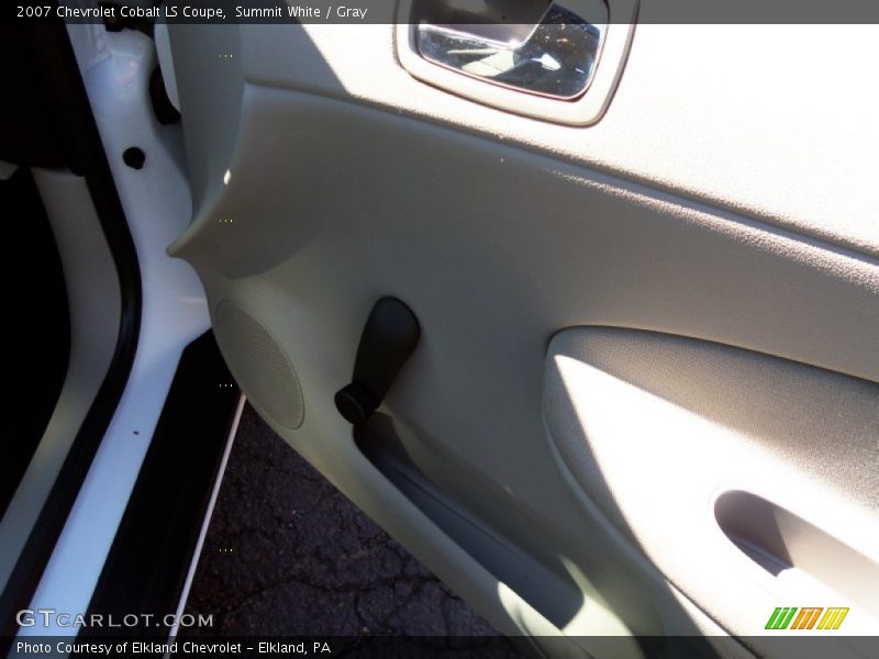 Summit White / Gray 2007 Chevrolet Cobalt LS Coupe