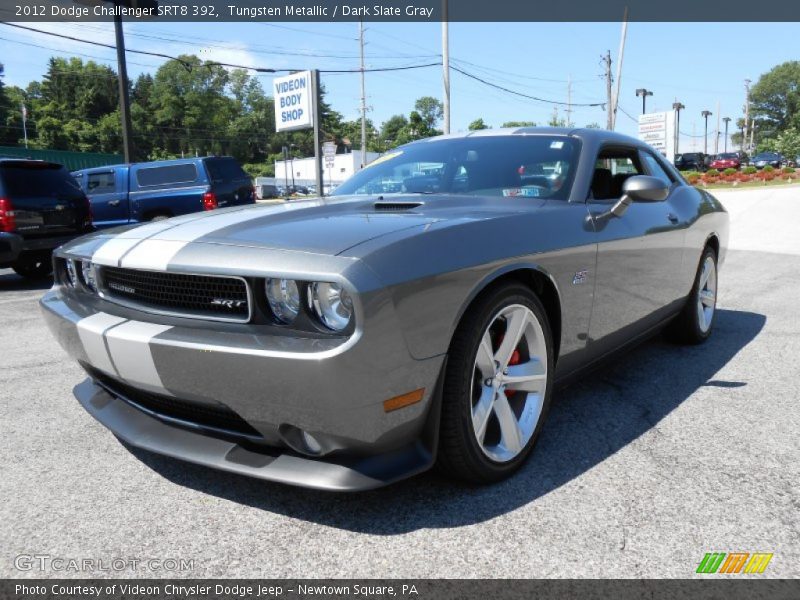 Tungsten Metallic / Dark Slate Gray 2012 Dodge Challenger SRT8 392