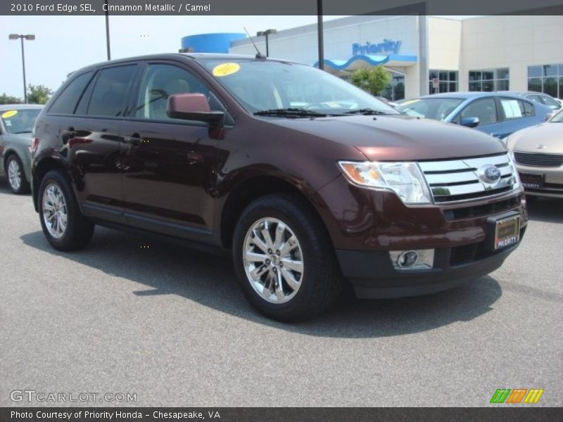 Cinnamon Metallic / Camel 2010 Ford Edge SEL